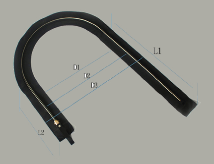 U-shape  zipper